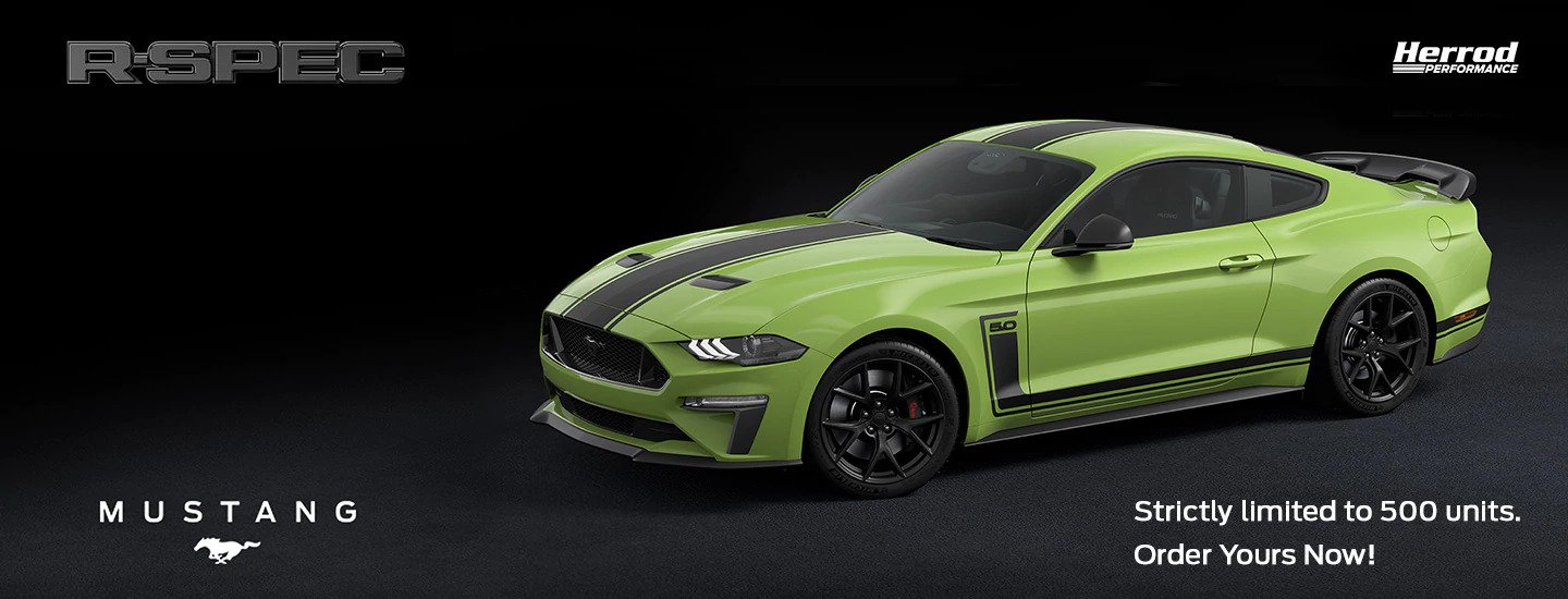 Mustang R-Spec Banner